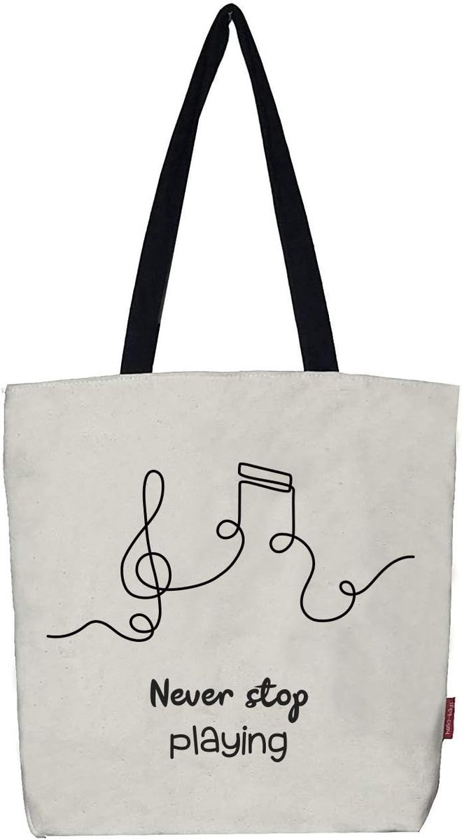 Grote Witte Linnen Shopper Tas voor Dames - Katoenen Tote Bag