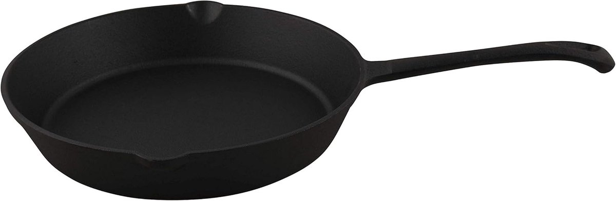 Gietijzeren Koekenpan Maxi 26.5 cm voor Barbecue en Koken