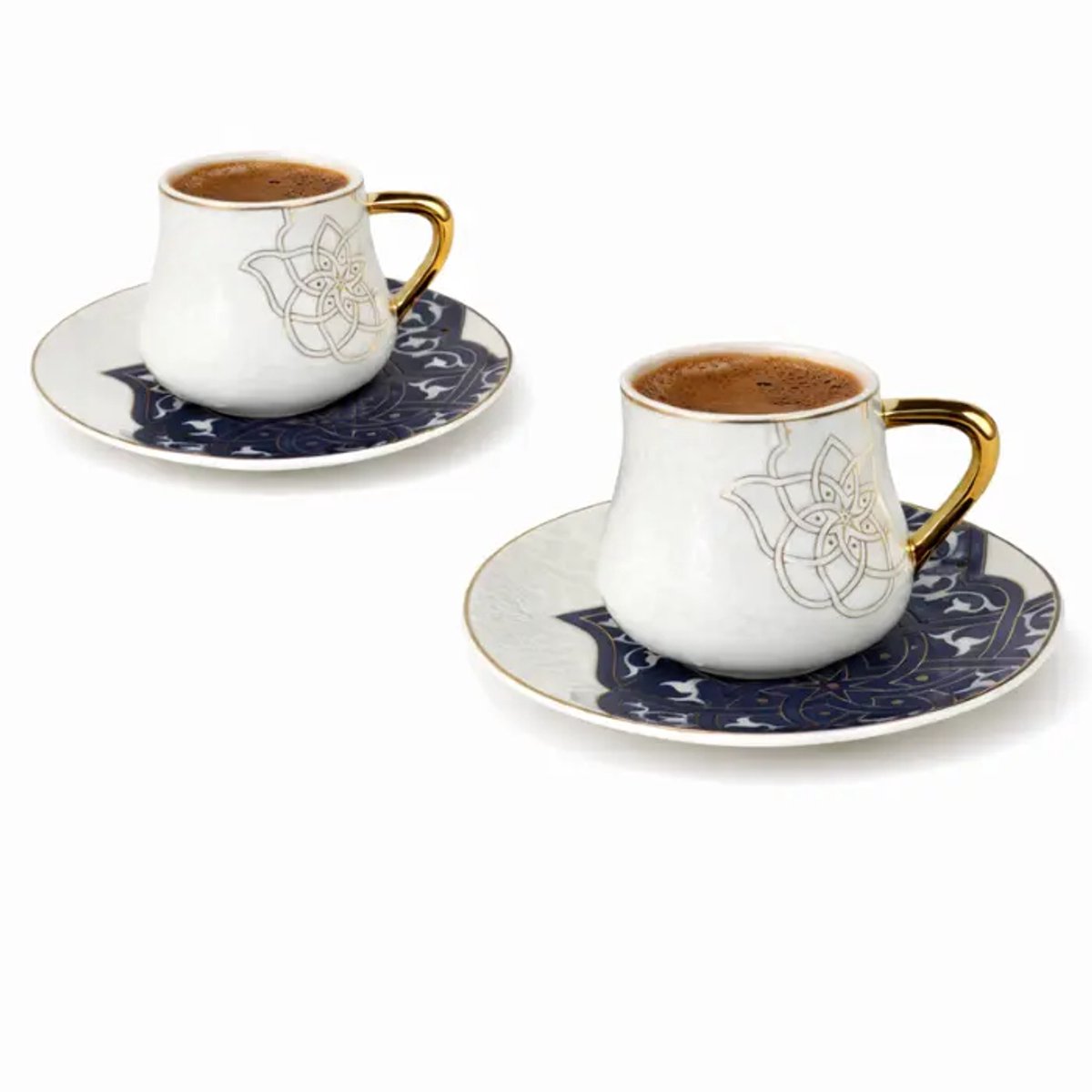 Cinar - Espressoset - CNR1033 - 12-delig - Keramiek - Zwart