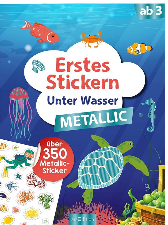 Meer Sticker Stickerboek Onderwater - Creatief Boek - Kinderen Vanaf 3 - Meer Dan ...