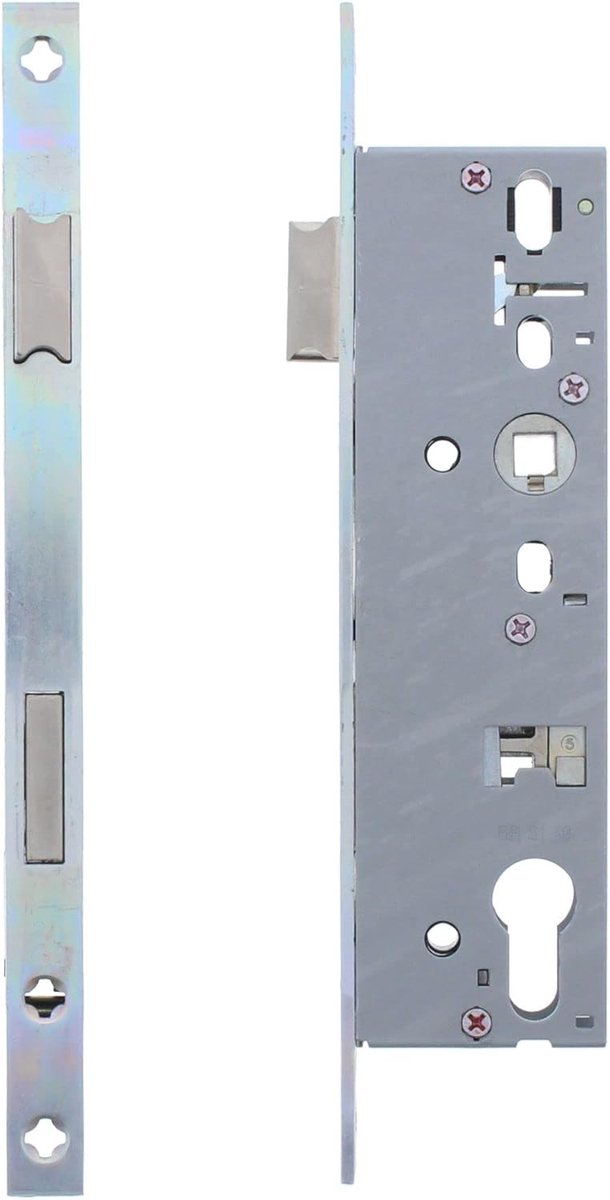 Sluitplaat Deurslot - Slotplaat - Deurbeveiliging - Versterkte Pallen - 16mm 35mm - Zilver
