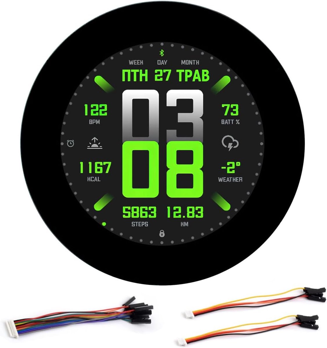 Ontwikkelbord Rond Display - Microcontroller Module - Elektronica Projecten - Capacitief Touchscreen - 2.8 Inch