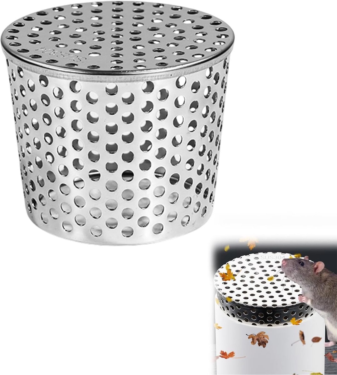 RVS Dakgootzeef 9cm - Bladvanger & Ongediertebescherming voor Dakgoot
