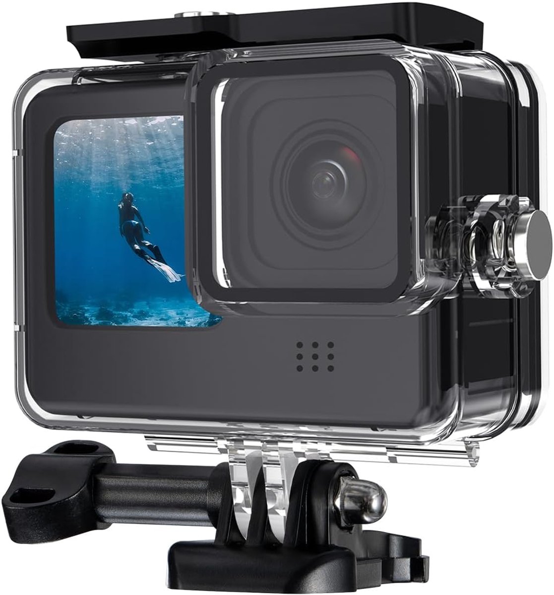Waterdichte Duikbehuizing voor Action Camera's 60 Meter Diepte - Inclusief Mount