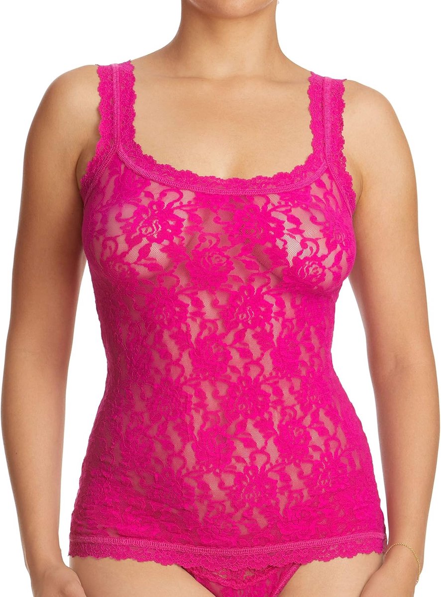 Dames Camisole - Onderhemdje Kant - Comfortabel Dragen - Zacht Stretch Materiaal - XS tot XL