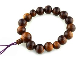 Houten Gebedskralen Armband Zen Stijl Japanse Juzu Rozenkrans