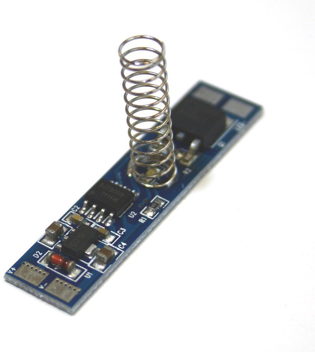 Touch Dimmer 12V 24V 4A voor LED Verlichting met Blauwe Indicator