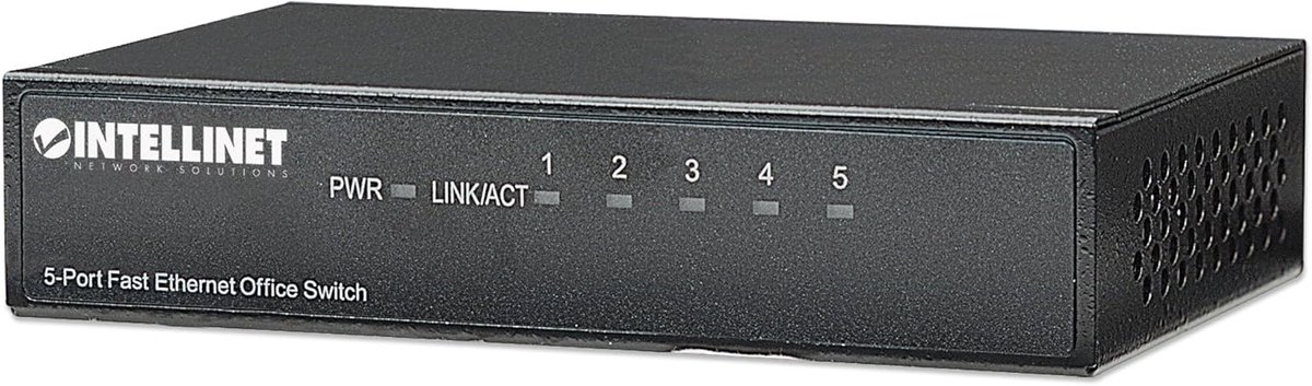 Netwerk Switch 5 Poorten Fast Ethernet voor Kantoor