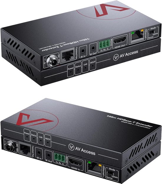 Tosuny VGA-extender – Over Enkele CAT5/CAT6 Kabel Tot 100 Meter, 1920x1440@60Hz, Plug-and-play, Voor PC, Laptop En DVR