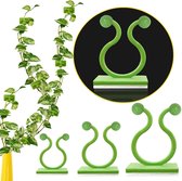 Clips pour plantes - Clips de support pour plantes grimpantes - Crochets adhésifs pour plantes - Clips de support invisibles pour plantes grimpantes - Convient pour l'intérieur et l'extérieur - Forme irrégulière - 30 pièces