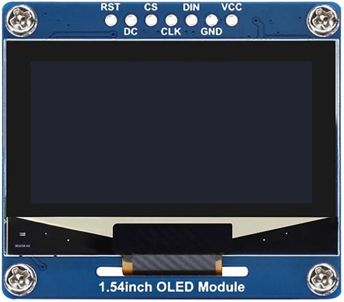 1.54 Inch OLED Display Module 128x64 Resolutie voor Raspberry Pi Arduino Jetson Nano