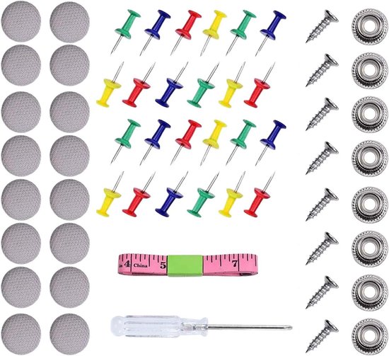 Hemelbekleding Reparatie Clips - Dakbekleding Bevestiging - Auto Interieur Herstel - Roestvrij Gegalvaniseerd Materiaal - 130 Stuks Set — afbeelding 5