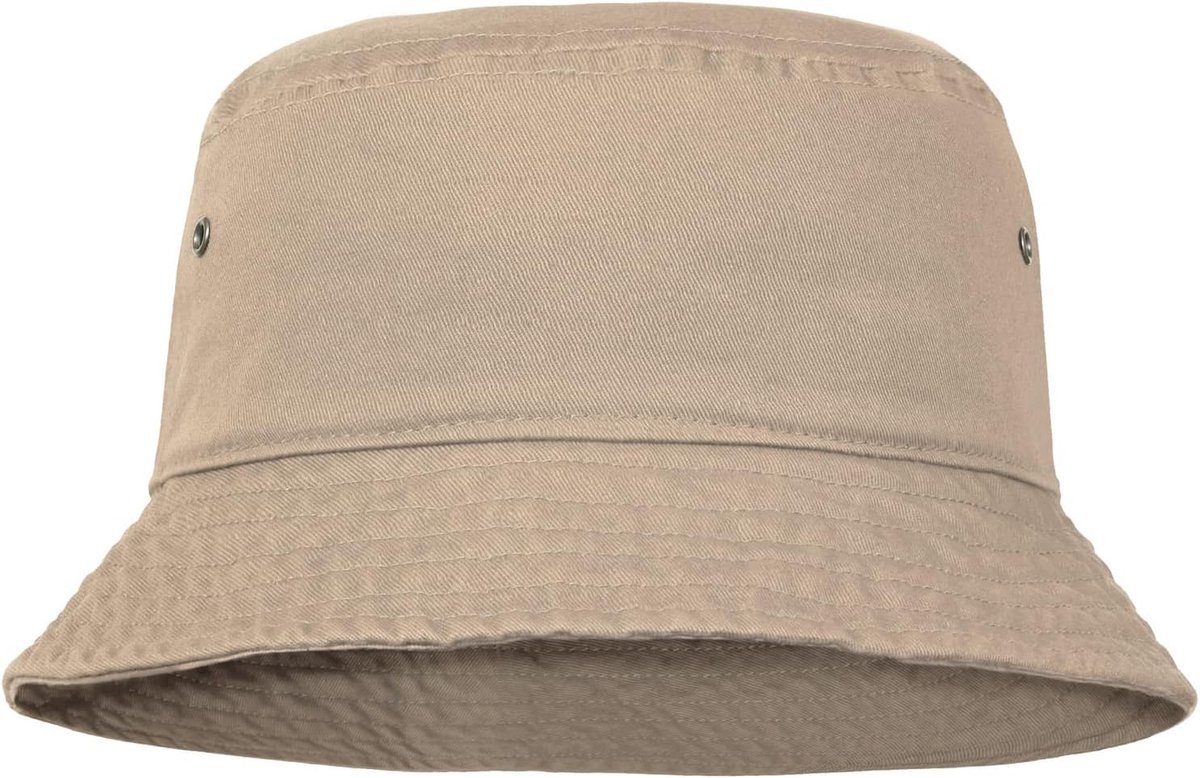 Lichte Cilinder Bucket Hat voor Heren - Ademend Katoen Zonnehoed