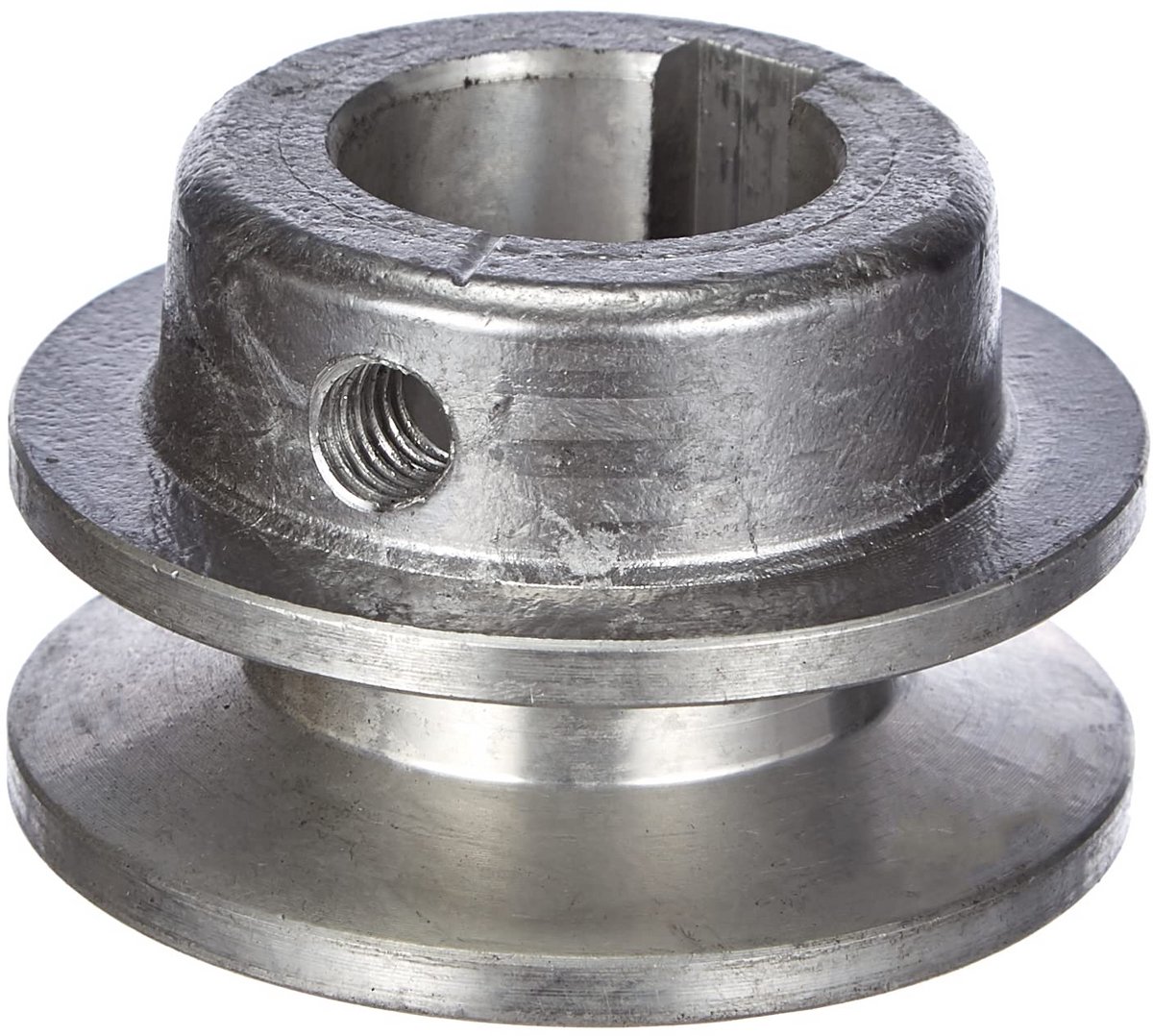 Aluminium Katrol 50 mm Diameter met 24 mm Boor