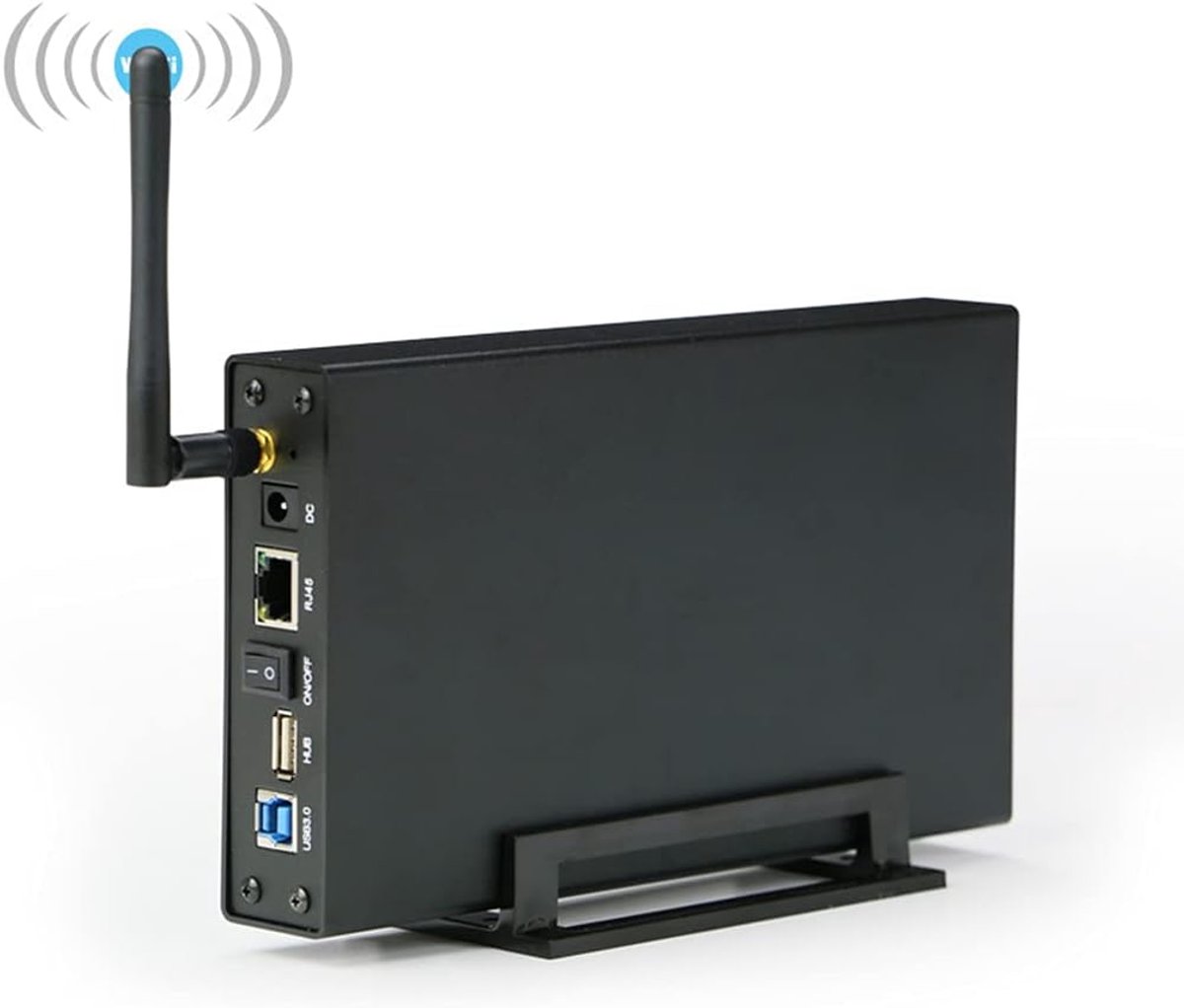 Externe Harde Schijf Behuizing - NAS Server Opslag - Data Delen Draadloos - Hoge Snelheid USB 3.0