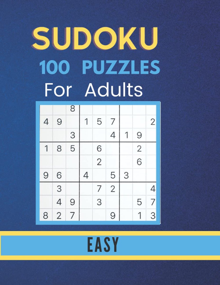 Sudoku Puzzelboek - Logische Puzzels - Hersenen Trainen - 100 Puzzels Inclusief - 21x28 cm