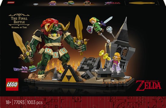 LEGO® The Legend of Zelda™: Ocarina of Time™ – The Final Battle - Model Kit for Adults - 77093