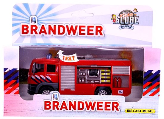 Brandweerauto met licht en geluid - Aangepast speelgoed | Eelke Verschuur