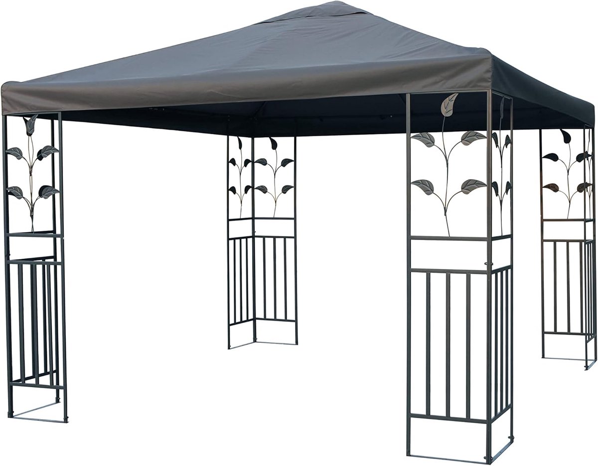 Gazebo Dakbedekking - Overkapping Vervanging - Buiten Leven - Waterafstotend Met Regenpijp