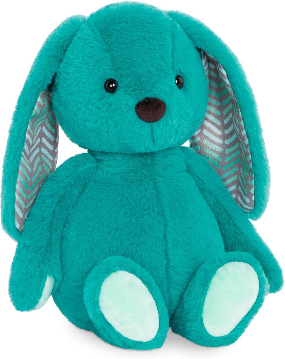 Zacht Pluche Konijn Knuffel - Wasbaar Vanaf Geboorte - Blauwgroen