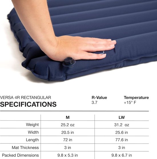 Luxe Isolerende Slaapmat voor Kamperen en Backpacken - Comfortabel en Compact van Merkloos — afbeelding 3