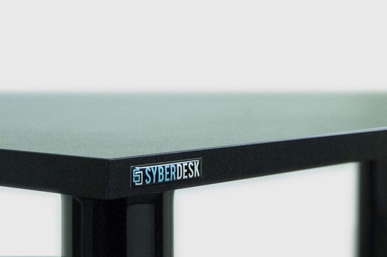 Gaming Bureau - Werkstation Bureau - Thuiswerken Gaming - Verstelbare Poten LED - 165 x 68 x 73cm - Zwart van Merkloos — afbeelding 5