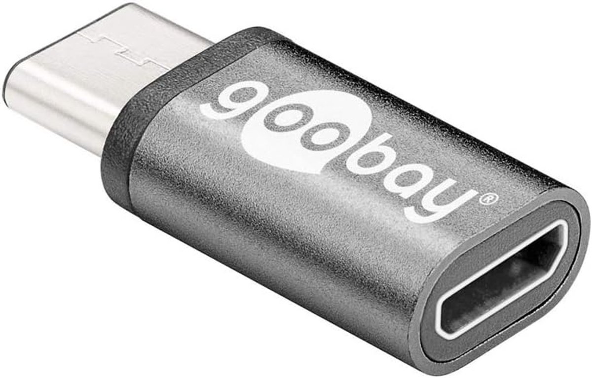 USB-C Adapter - Converter Kabel - Apparaat Aansluiten - Compact Ontwerp - 13 x 2 x 13 cm - Grijs