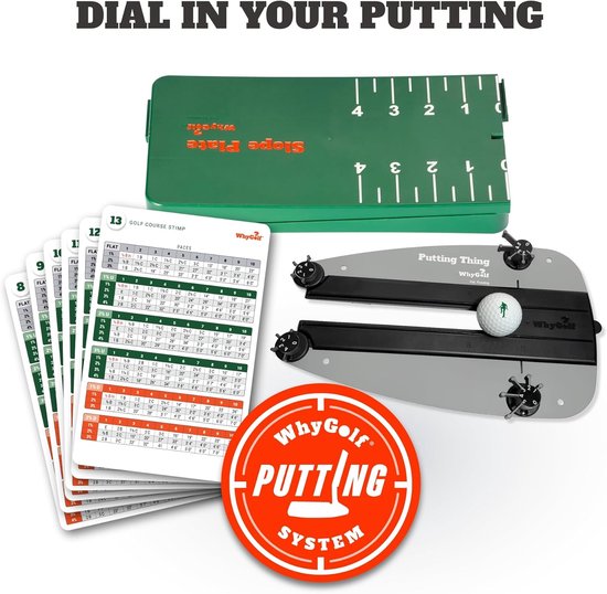 Putting Systeem - Golf Trainer - Nauwkeurigheid Verbeteren - Compleet Oefenpakket - 51 x 25 x 10 cm van Merkloos — afbeelding 3