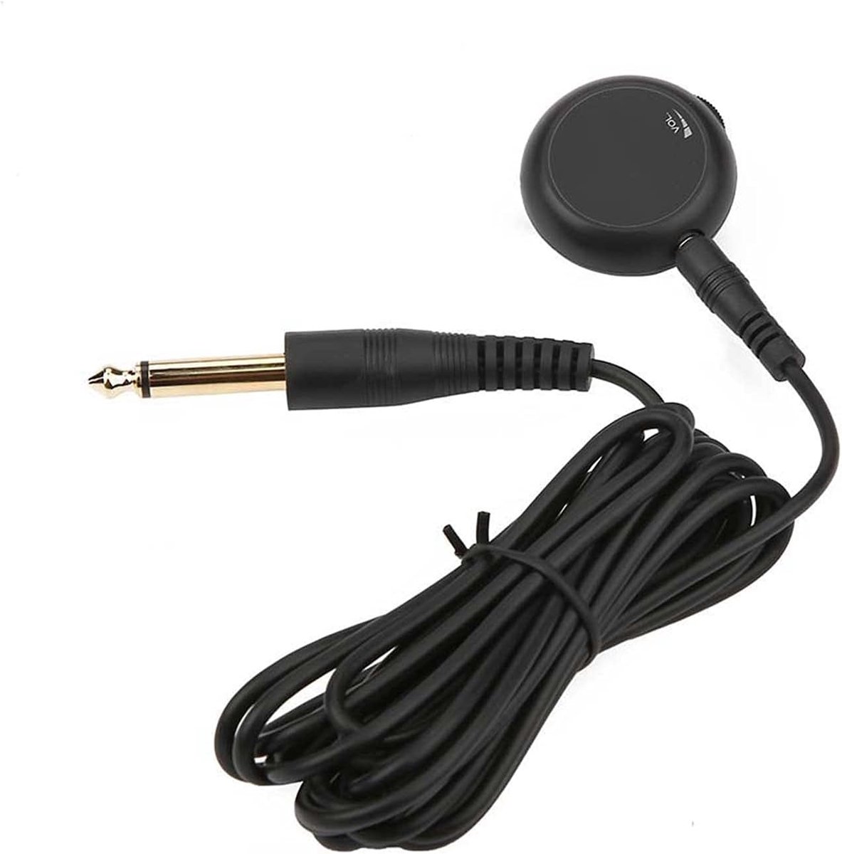 Piezo Pickup voor Akoestische Gitaar, Viool en Ukelele - Zwarte Micro Transducer