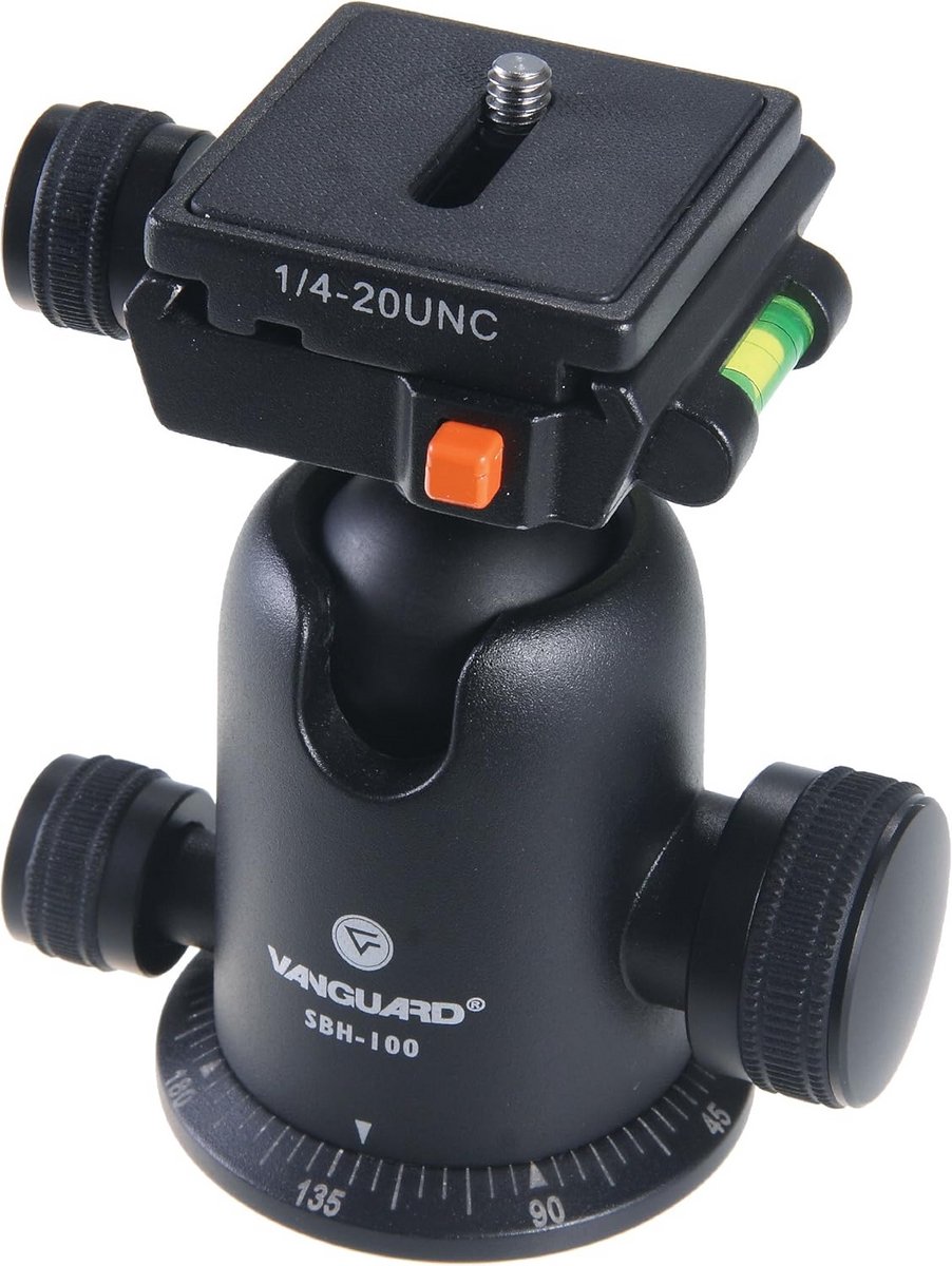 Kogelkop Statief - Camera Balhoofd - Stabiele Opnames - Fijnafstemming Waterpas - 165 gram 4 kg