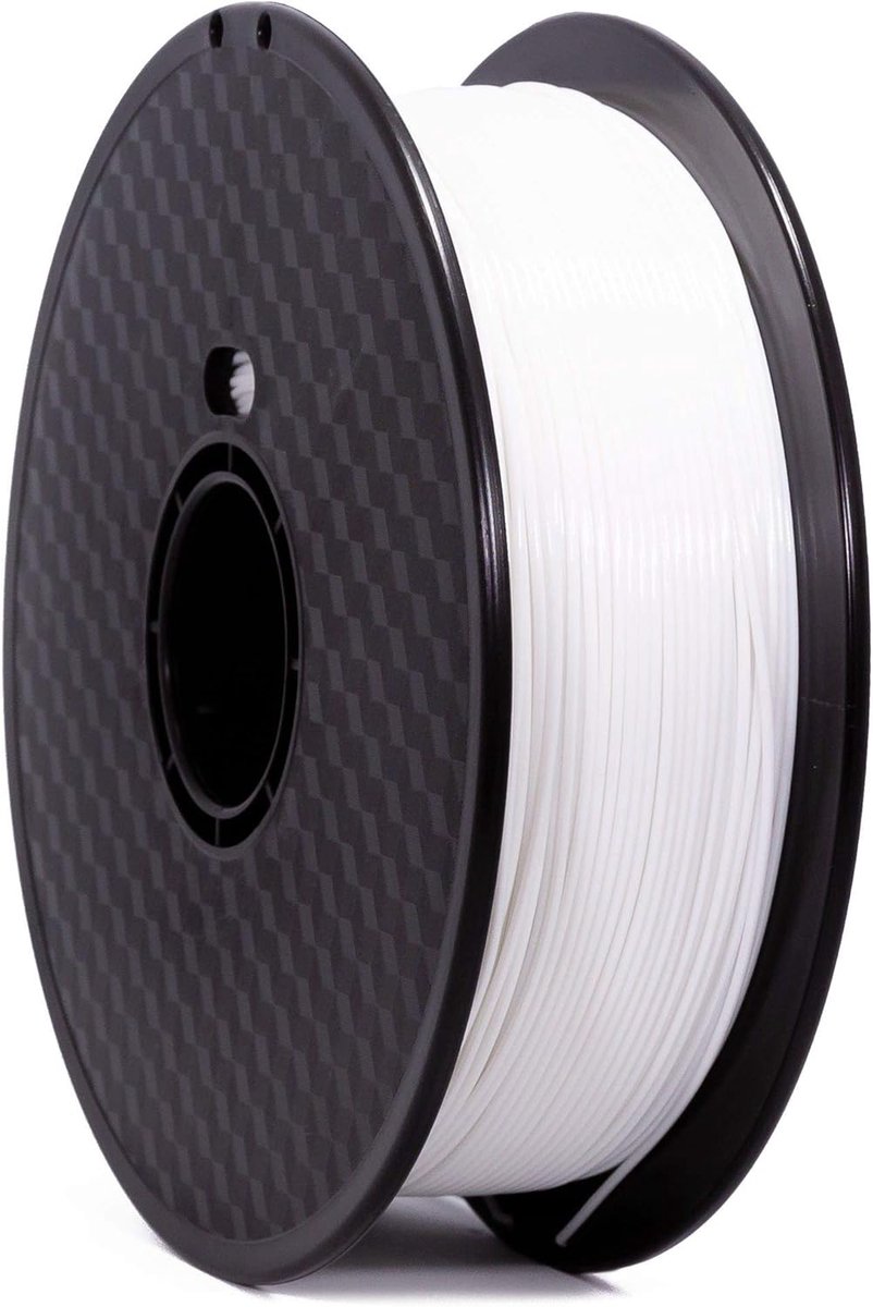 3D Print Materiaal - PETG Draad - Objecten Printen - Sterk & Duurzaam - 1.75mm 1kg - Wit