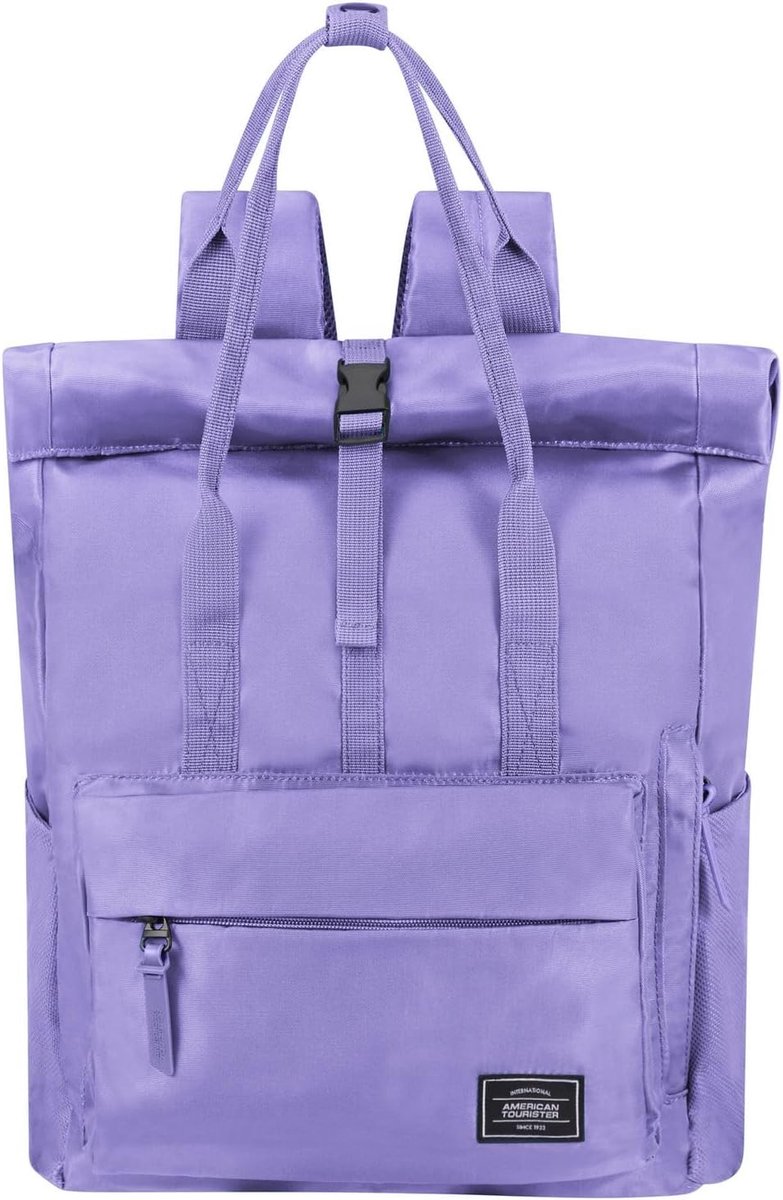 Tote Rugzak - Handige Tas - Dagelijks Gebruik - Ruim Compartiment - 15.6 Inch Laptop - Zacht Paars