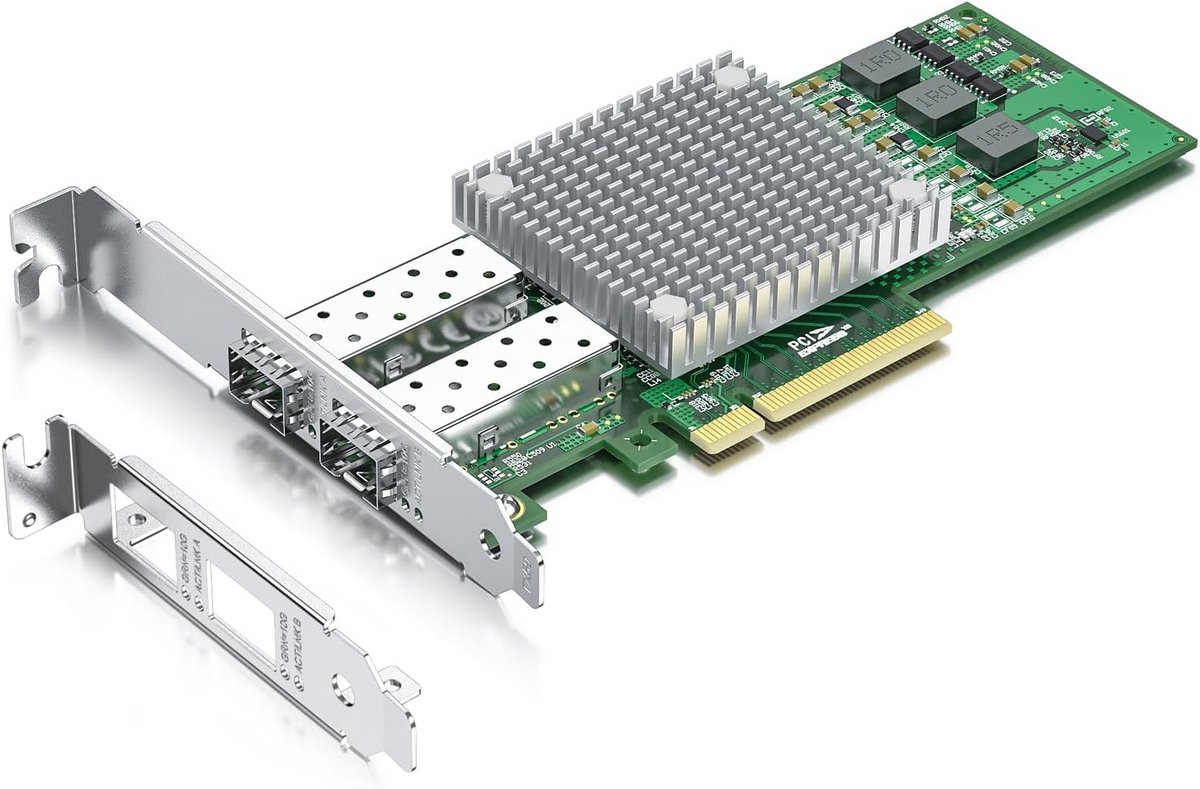 10 Gigabit Netwerkkaart Dual SFP+ PCI-E Server Adapter