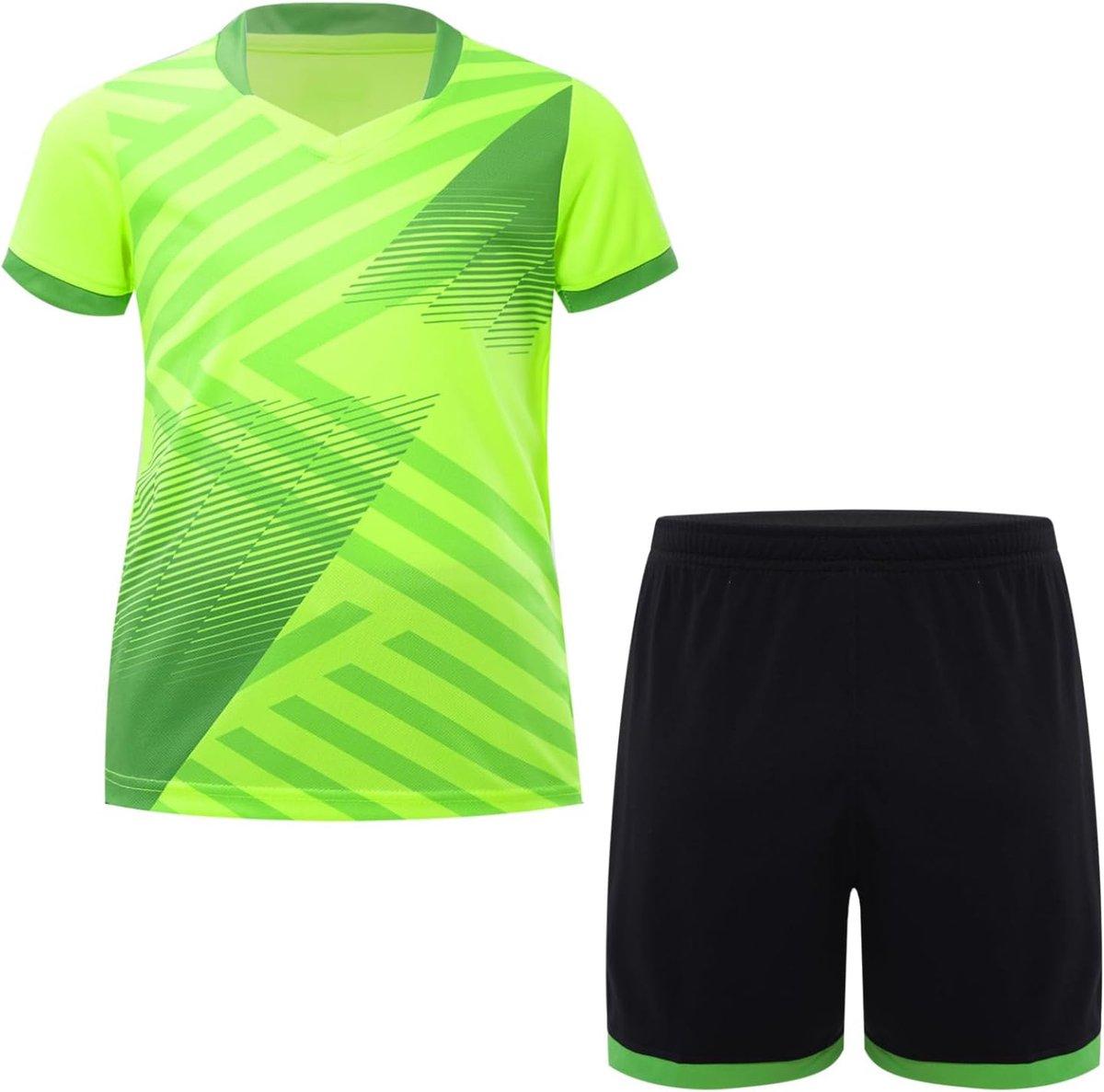 Voetbaltenue voor Kinderen en Jongeren (5-16 Jaar) - T-shirt met Korte Broek Trainingsset