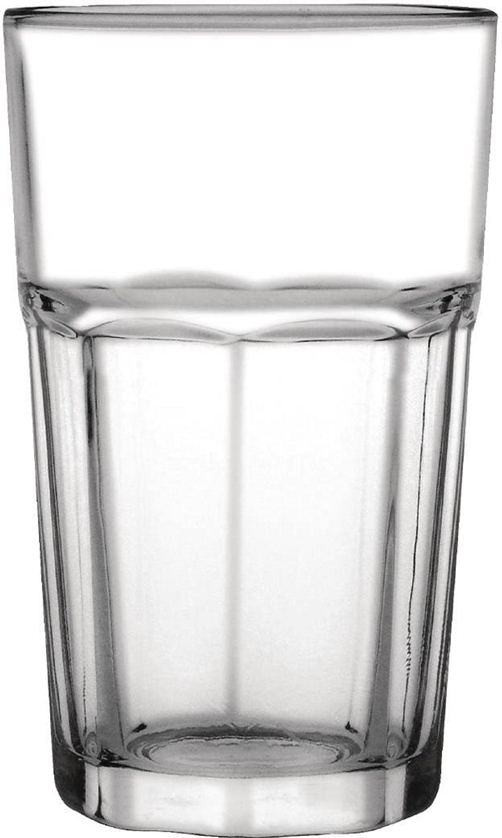 Set van 12 Glazen Orleans Hoge Bolvormig Gehard Glas 425 ml
