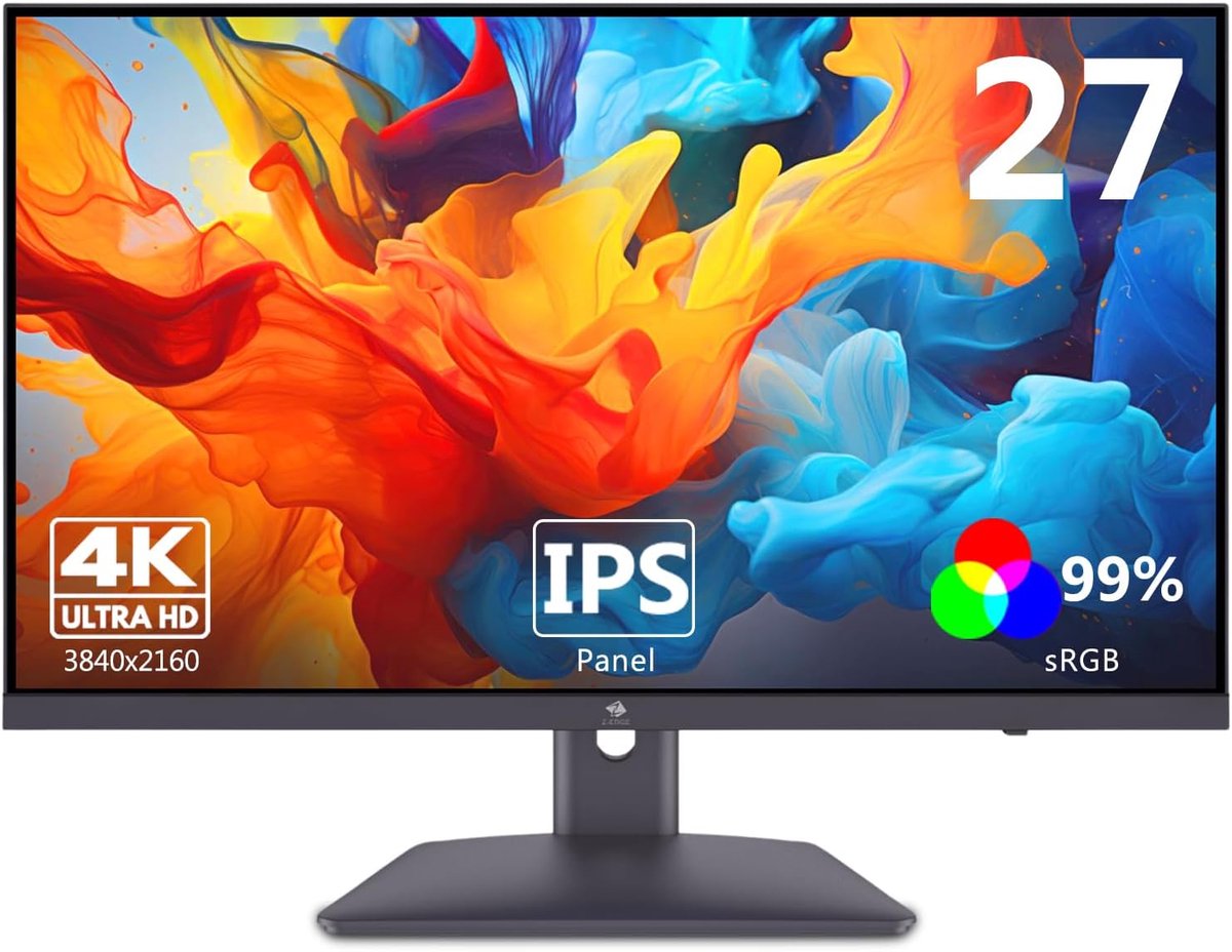 27 Inch 4K UHD IPS Monitor met 75Hz en FreeSync