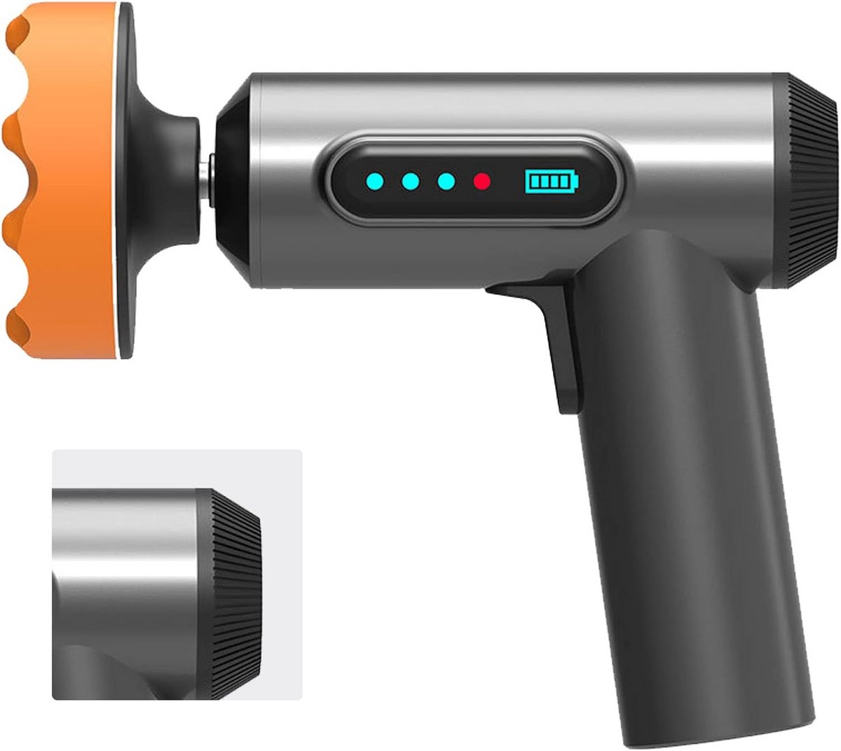 Draadloze Polijstmachine - Autobuffer Waxer - Auto Oppervlakken Behandelen - Lithium Batterij Aangedreven - 21 x 19 x 8 cm