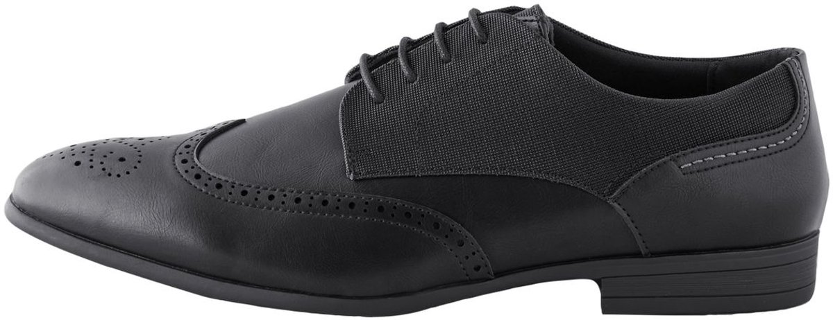 Next - Heren - Brogues met brede pasvorm - Zwart