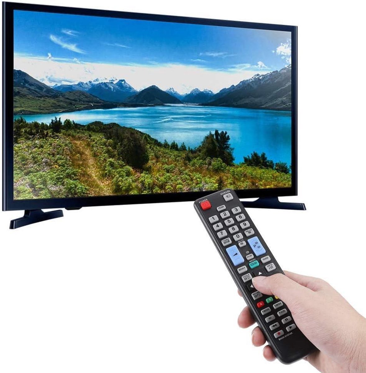 Vervangingsafstandsbediening voor HDTV LED Smart TV's - Geschikt voor diverse modellen.