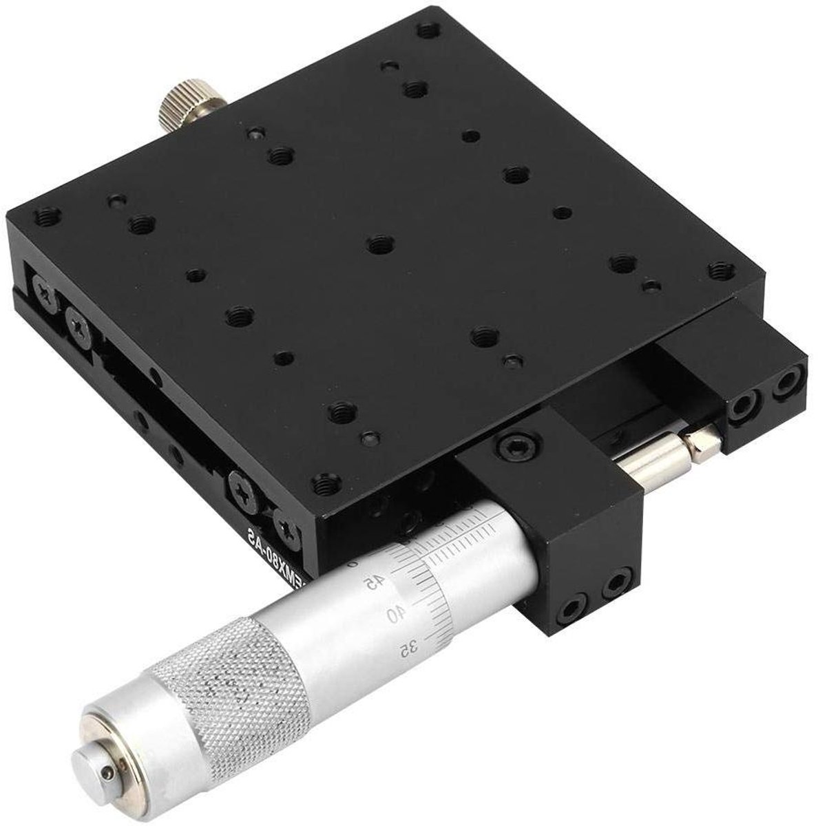 Lineaire Stage 80x80mm met Handmatige Micrometer Slide Tafel en Cross Roller Guide
