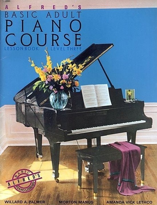 Alfred's Basic Adult Piano Course Lesson Book, Bk 3 - cover