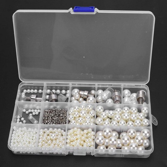 Handgemaakte kralen klinknagelknopset - Pearl Fixing Machine voor DIY Ambachtelijke Decoratie - Inclusief Handmatige Machine. van Merkloos — afbeelding 3