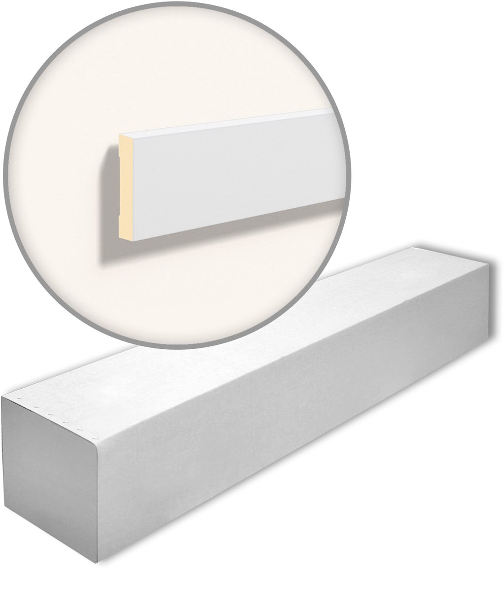 NMC MA21-box DOMOSTYL Noel Marquet 1 doos 9 stukken Raamrichel Gevel profiel modern design wit | 18 m