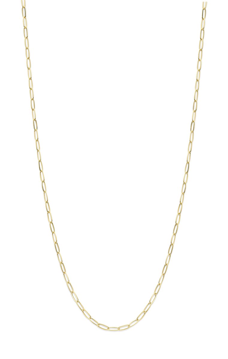 Mori Gold Filté 2,2mm breed collier, Anker schakel, goud gevuld 1/20