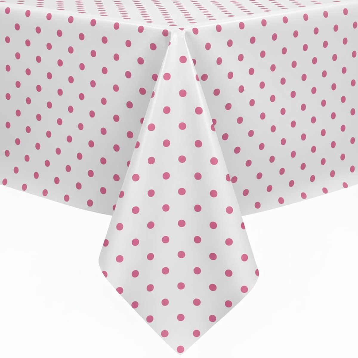 Protecttable - Mexicaans tafelzeil Lunares Roze 120x220cm - Tafelkleed Afwasbaar - Kunststof