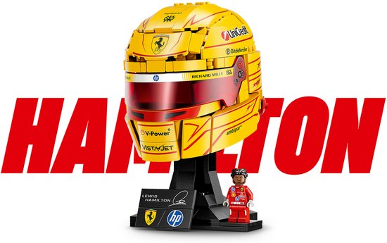 Casque LEGO Editions Scuderia Ferrari HP de Lewis Hamilton - 43022