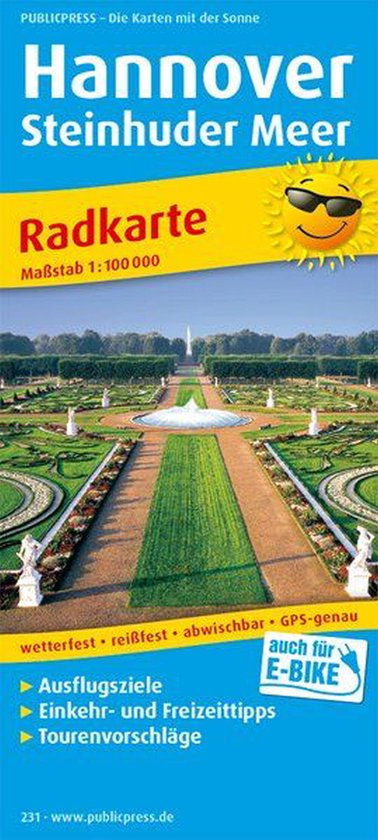 Radwanderkarte Hannover - Steinhuder Meer 1 : 100 000 - cover