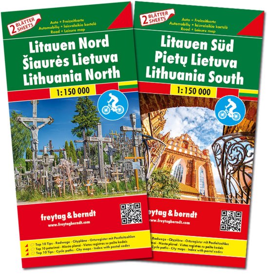F&B Litouwen Noord en Zuid 2-kaartenset - cover
