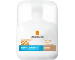 La Roche-Posay Anthelios UVAIR Zonnebrand Serum SPF50+ Medium - Hyaluronzuur, Niacinamide & Vitamine E - Voor alle huidtypes - 50ml