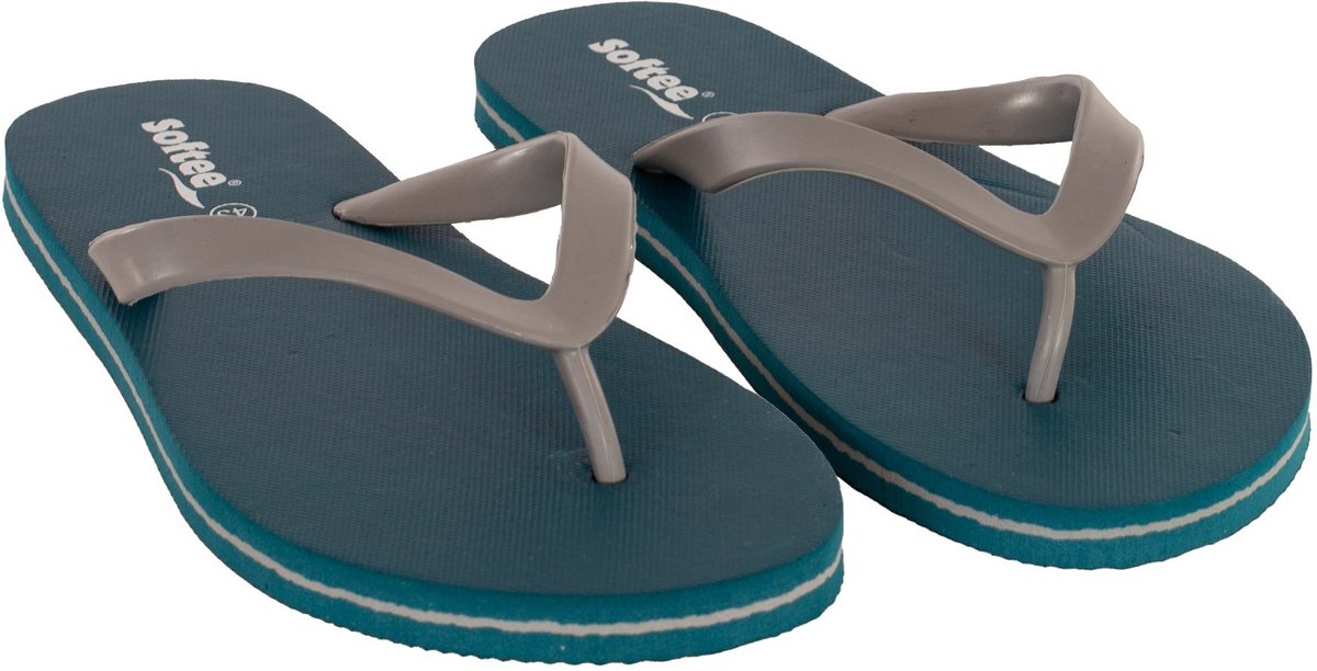 Softee Kokosslippers Azul Petróleo/Gris 40 Multicolor